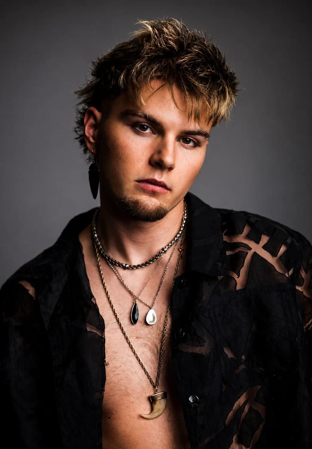 JW editorial modeling portrait